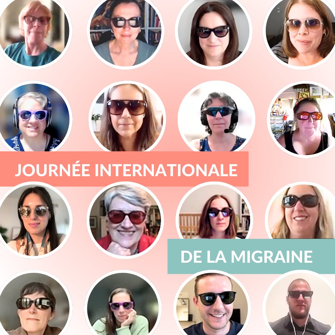 MigraineQuebec (@migrainequebec) on Twitter photo Soyez solidaire, portez vos lunettes solaires! En ce jour du solstice, nous montrons notre soutien aux millions de gens touchés par la #migraine, une maladie neurologique dont les crises sont parfois déclenchées par la lumière - et bien d’autres facteurs. #ShadesForMigraine. Soyez solidaire, portez vos lunettes solaires! En ce jour du solstice, nous montrons notre soutien aux millions de gens touchés par la #migraine, une maladie neurologique dont les crises sont parfois déclenchées par la lumière - et bien d’autres facteurs. #ShadesForMigraine.