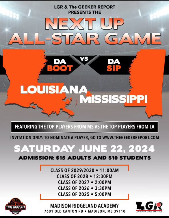 I am very grateful to be selected in the 3rd annual 2024 Next Up All Star Game. If your time allows it, please come support as I play the game I love!!!  Thank you in advance! <a href="/Evgeeker/">Coach EV</a> @lgrbasketball