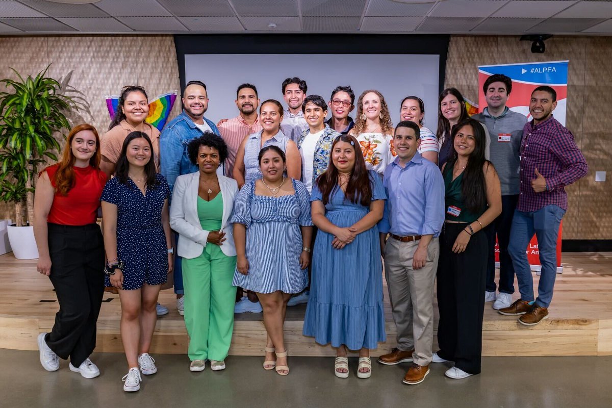 Thank you to everyone who joined our ALPFA Pride Mixer 🥳

We had an amazing time playing LGBTQ+ themed “Jeopardy!”, and meeting new members of our community! 

Special thanks to our partners at PUMA for hosting us, and NeighborHealth for the gift card prizes!