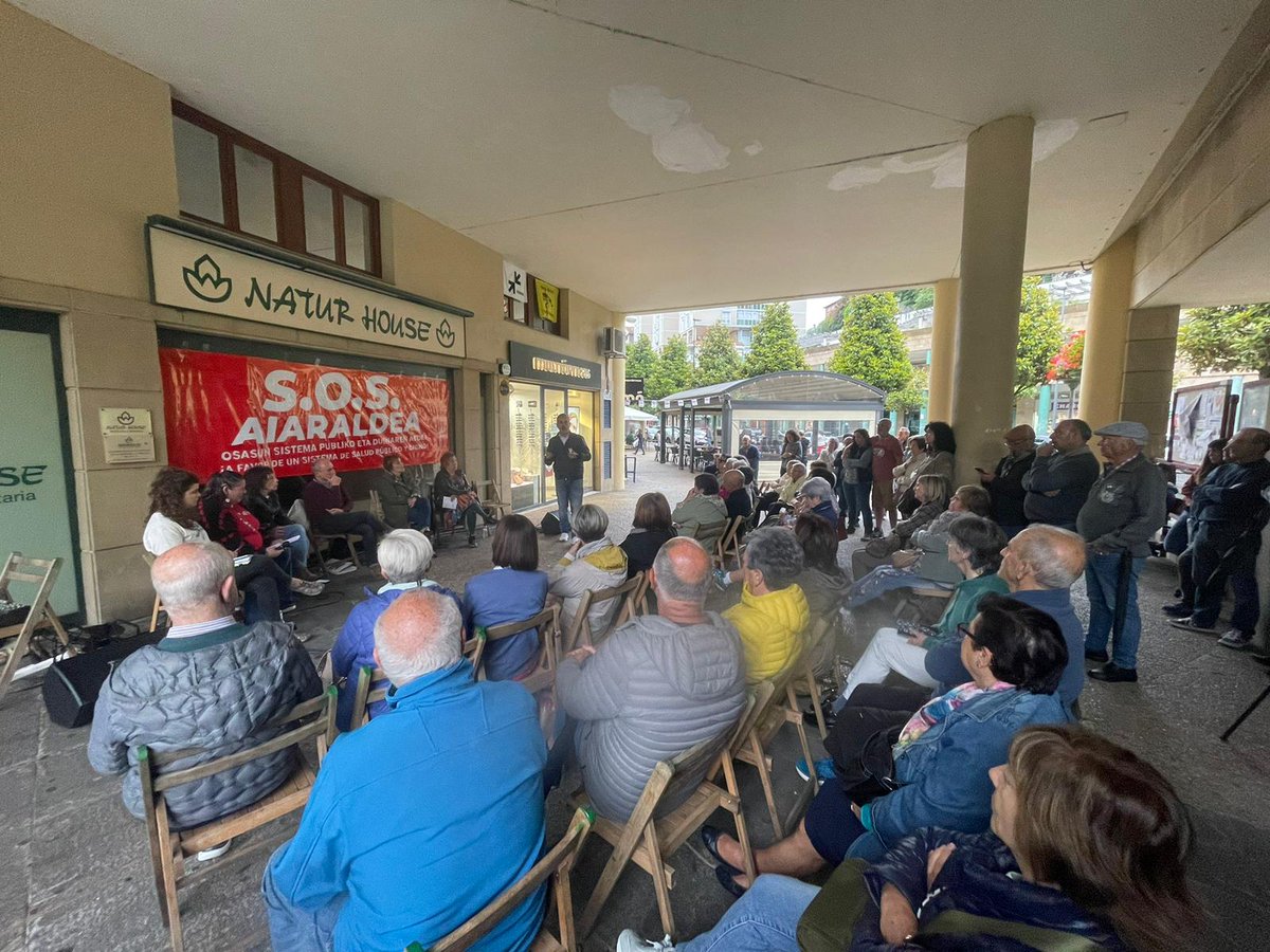 Murrizketarik Ez

QUEREMOS MEDICOS EN LOS PAC
 El 18  NO hubo medico en el PAC de laudio por ello a una familia la mandaron a Amurrio 

Por desgracia que tuvieron un accidente 

 DERECHO  A LA SANIDAD PUBLICA Y DIGNA

 Las Promesas electorales de Padrales <a href="/eajpnv/">EAJ-PNV</a>?

#sosaiaraldea