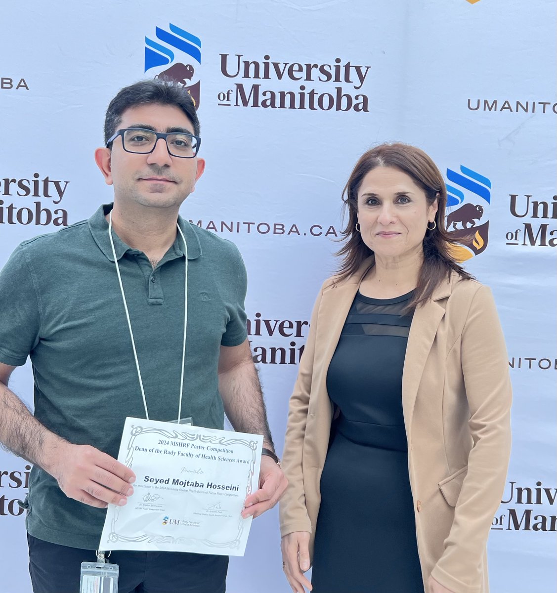 Soheila Karimi-Neural Regeneration & Stem Cell (@karimilab) on Twitter photo Very proud of Mojtaba <a href="/SMojtabaHoseini/">Mojtaba Hosseini</a> for his tremendous achievements in his PhD. Another award during <a href="/MSHRF_UM/">Manitoba Student Health Research Forum</a> for his work on neural stem cell therapies for spinal cord injury. Congratulations Mojtaba! <a href="/UM_physiology/">Physiology & Pathophysiology U of M</a> Very proud of Mojtaba <a href="/SMojtabaHoseini/">Mojtaba Hosseini</a> for his tremendous achievements in his PhD. Another award during <a href="/MSHRF_UM/">Manitoba Student Health Research Forum</a> for his work on neural stem cell therapies for spinal cord injury. Congratulations Mojtaba! <a href="/UM_physiology/">Physiology & Pathophysiology U of M</a>