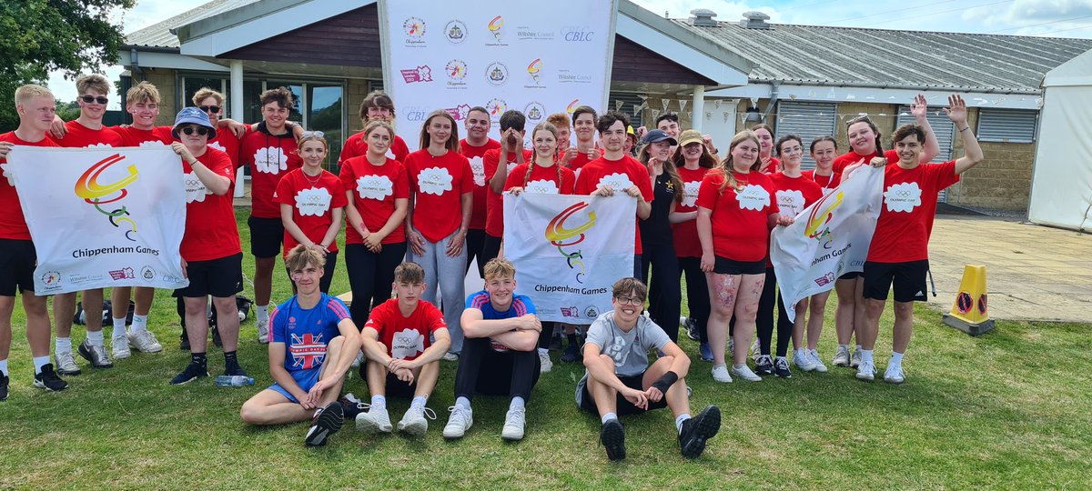 We couldn't do the Chippenham Games without our amazing Sports Ambassadors from all 3 secondary schools, working together to give the YR6 children of Chippenham the best end to primary school! #rolemodels 🥰