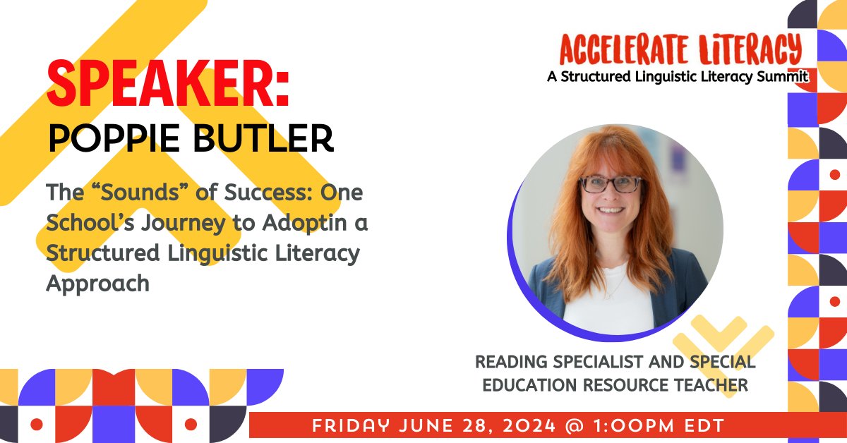 𝐓𝐡𝐞 𝐯𝐢𝐫𝐭𝐮𝐚𝐥 𝐀𝐜𝐜𝐞𝐥𝐞𝐫𝐚𝐭𝐞 𝐋𝐢𝐭𝐞𝐫𝐚𝐜𝐲 𝐒𝐮𝐦𝐦𝐢𝐭 𝐩𝐫𝐞𝐬𝐞𝐧𝐭𝐬 𝐏𝐨𝐩𝐩𝐢𝐞 𝐁𝐮𝐭𝐥𝐞𝐫. Join us for an outstanding summit featuring Structured Linguistic Literacy with this esteemed speaker.

Register here.  2024.sllsummit.com/?sc=DD58SIPH&a…