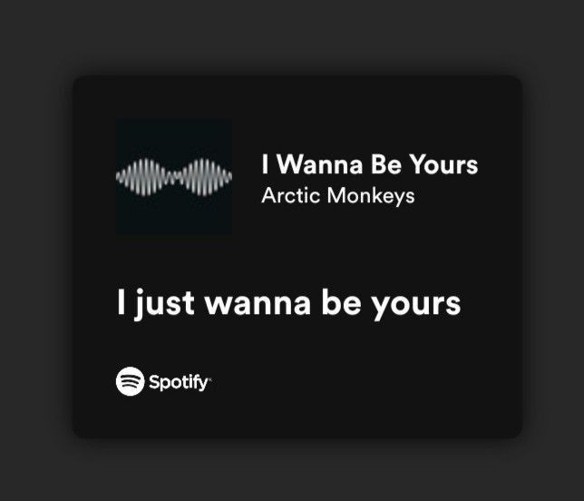 I am yours