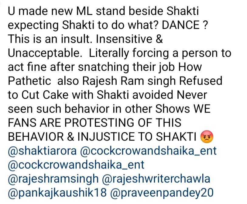 JesminGhani's tweet photo. NO SHAKTI NO GHKKPM. 
#boycottghkkpm https://t.co/YVvEvx1kUi