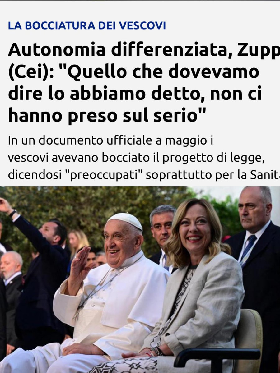 cardinale_anna's tweet photo. Giorgia la cristiana.

#Giorgia_è_bugiarda 
#Meloni_è_poca_cosa 
#autonomiadifferenziata https://t.co/CNT72hSiC8