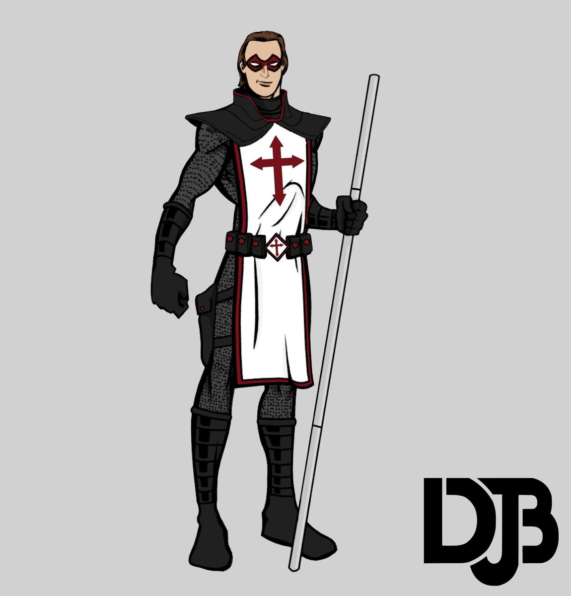 WriterDjb's tweet photo. Rediscovered an old site called Heromachine where I actually first designed Vatican on all those years ago.
I thought I would use the site to redo my characters, so with a little bit of an edit here’s Vatican. 
#vatican #vaticanangelofjustice #djb
#heromachine 
#WritersLife https://t.co/QzM0wbKzoP