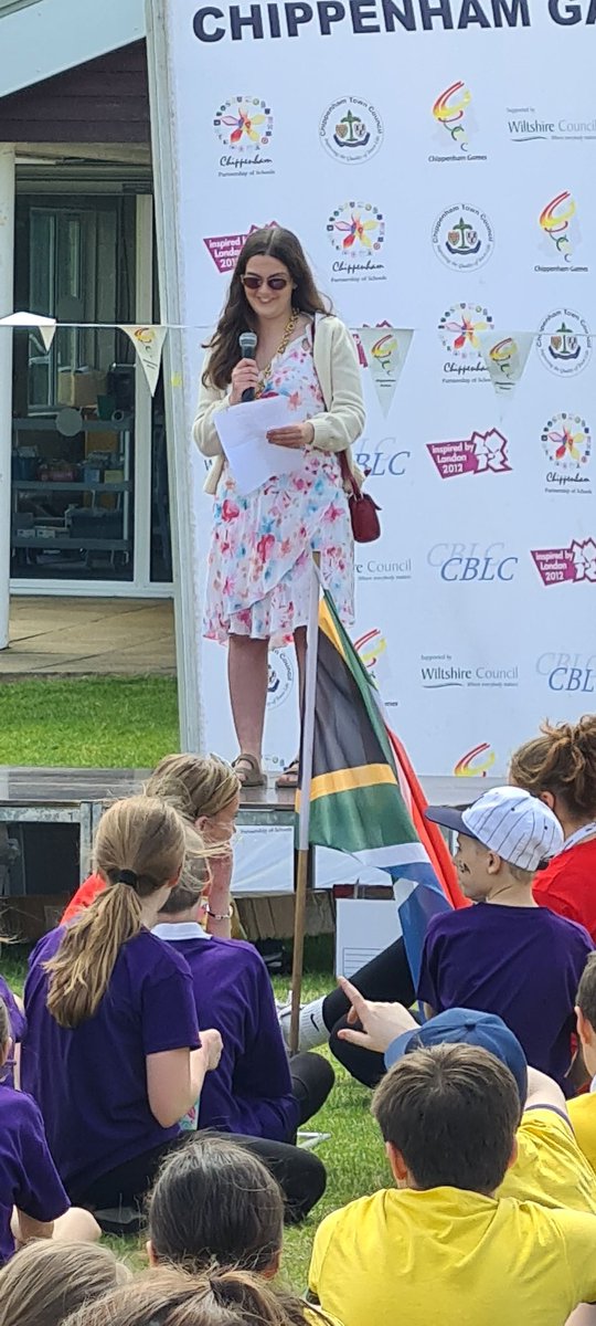 Big thank you to the mayor and deputy mayor of chippenham closing the Chippenham Games 2024 🥰 some great words of wisdom to ready for the YR6 children of Chippenham to their secondary school journey in September!