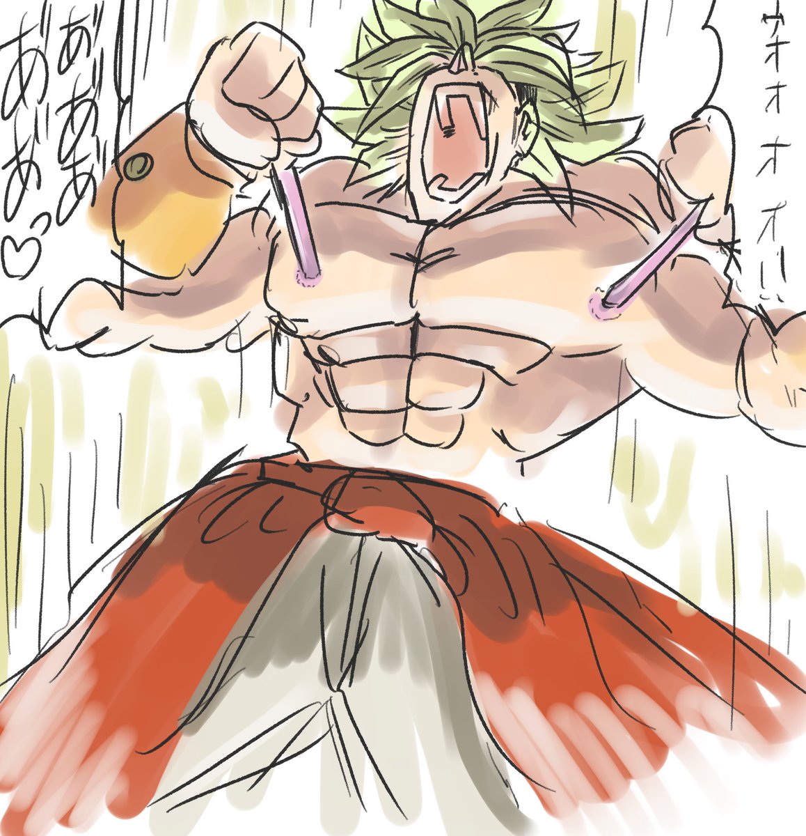 ブロリーのR18絵