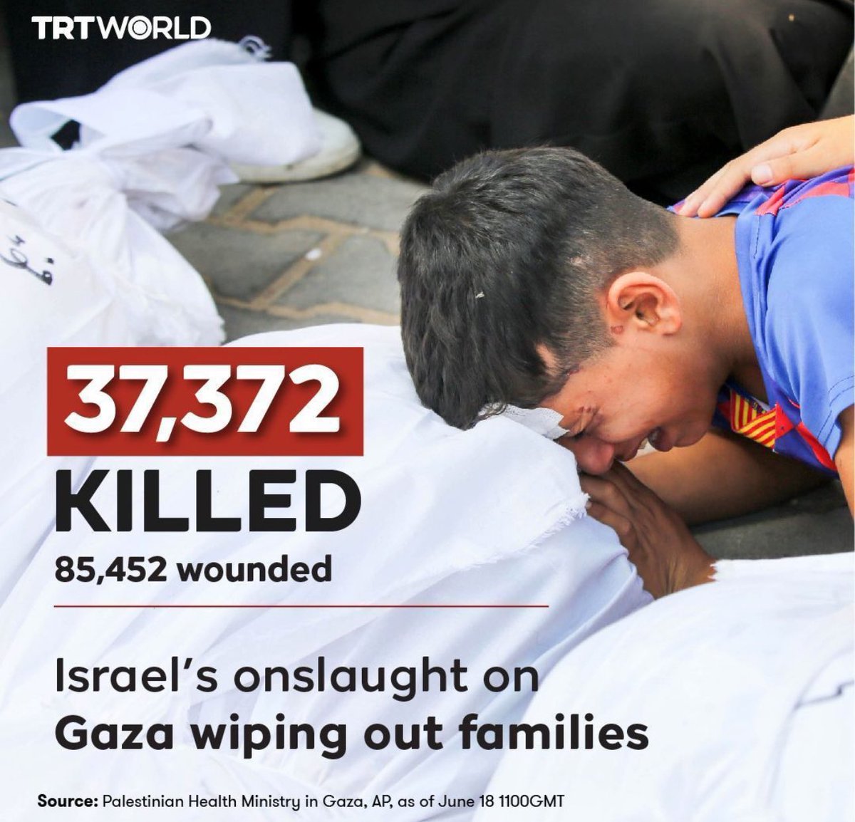 freensohot's tweet image. israel has killed over 37,372 Palestinian’s in the last 8 months with more than 9,500 palestinian’s abducted. majority of those killed are women, children and babies. shame on our humanity