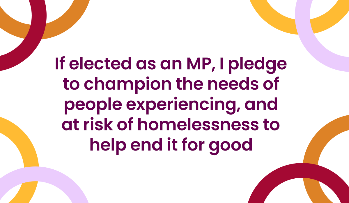 CraigGreenShrop's tweet photo. I pledge to champion the needs of people experiencing, and at risk of homelessness to help end it for good @HomelessLink https://t.co/UwKilCSmje