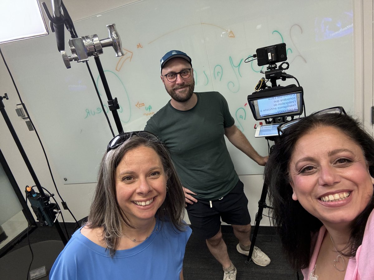 Nadia Naffi Ph.D. (@nadianaffi) on Twitter photo Qu'est ce qu'on tourne à l'<a href="/universitelaval/">Université Laval</a> avec Marie-Ève Vachon-Savary et Olivier Laflamme? 📷
.
.
.
.
Ok ok, un petit hint ... c'est en lien avec l'IA générative, et pour TOUTE notre communauté ULaval ! Qu'est ce qu'on tourne à l'<a href="/universitelaval/">Université Laval</a> avec Marie-Ève Vachon-Savary et Olivier Laflamme? 📷
.
.
.
.
Ok ok, un petit hint ... c'est en lien avec l'IA générative, et pour TOUTE notre communauté ULaval !