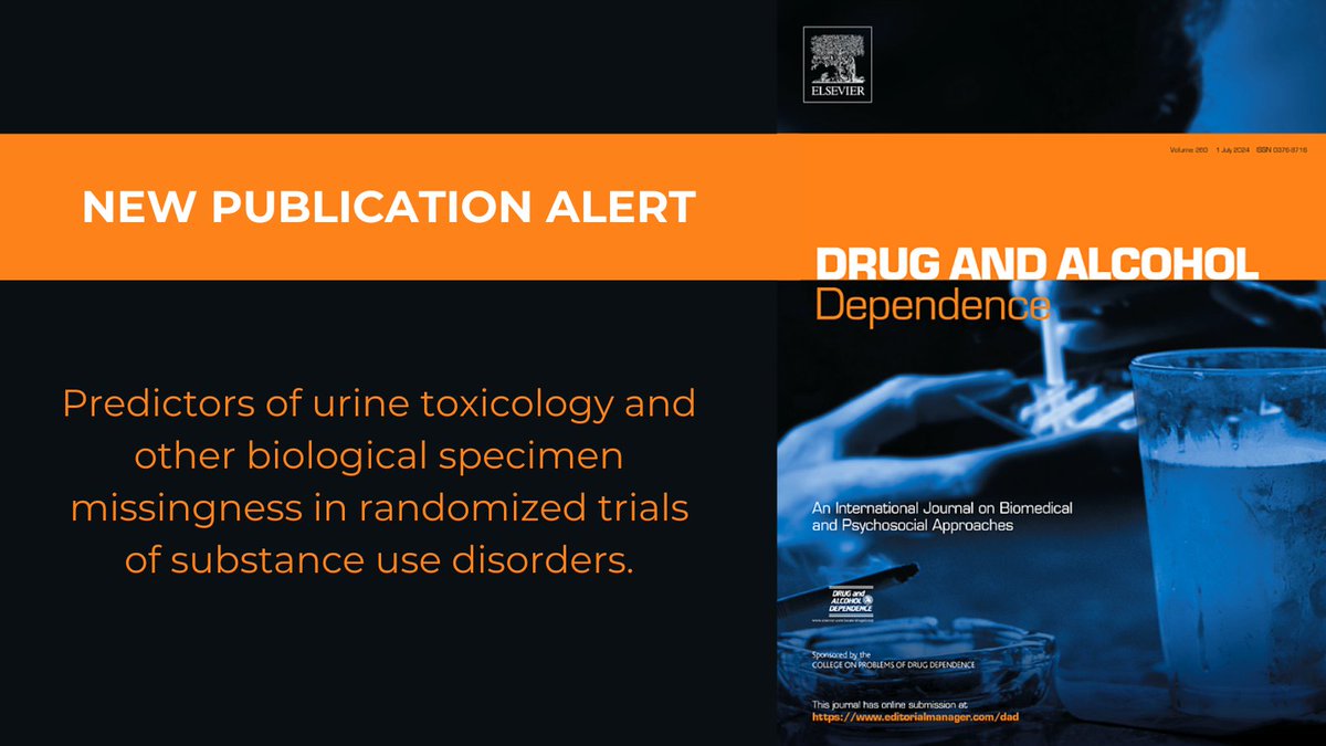 U of U Biostatistics (@uofubiostats) on Twitter photo 🚨Exciting news! <a href="/dscharf3/">Daniel Scharfstein</a> & team's article "Predictors of missing biological specimens in substance use disorder trials" @DrugAlcoholDep is published!🌟 Check it out 👉 authors.elsevier.com/a/1jHUl1LiD3Ha…
#ResearchPublication #SubstanceUseDisorders
<a href="/UofUMedicine/">Spencer Fox Eccles School of Medicine</a> <a href="/UofUHealth/">University of Utah Health</a> <a href="/UofUResearch/">Research at the U</a> 🚨Exciting news! <a href="/dscharf3/">Daniel Scharfstein</a> & team's article "Predictors of missing biological specimens in substance use disorder trials" @DrugAlcoholDep is published!🌟 Check it out 👉 authors.elsevier.com/a/1jHUl1LiD3Ha…
#ResearchPublication #SubstanceUseDisorders
<a href="/UofUMedicine/">Spencer Fox Eccles School of Medicine</a> <a href="/UofUHealth/">University of Utah Health</a> <a href="/UofUResearch/">Research at the U</a>