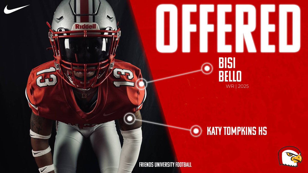 #AGTG Blessed to say I received a scholarship from Friends University! <a href="/CoachKellyFU/">Eric Kelly</a> <a href="/mcvey_todd/">Todd McVey</a> <a href="/CoachKaliefM/">Director of Football Operations / Recruiting</a>