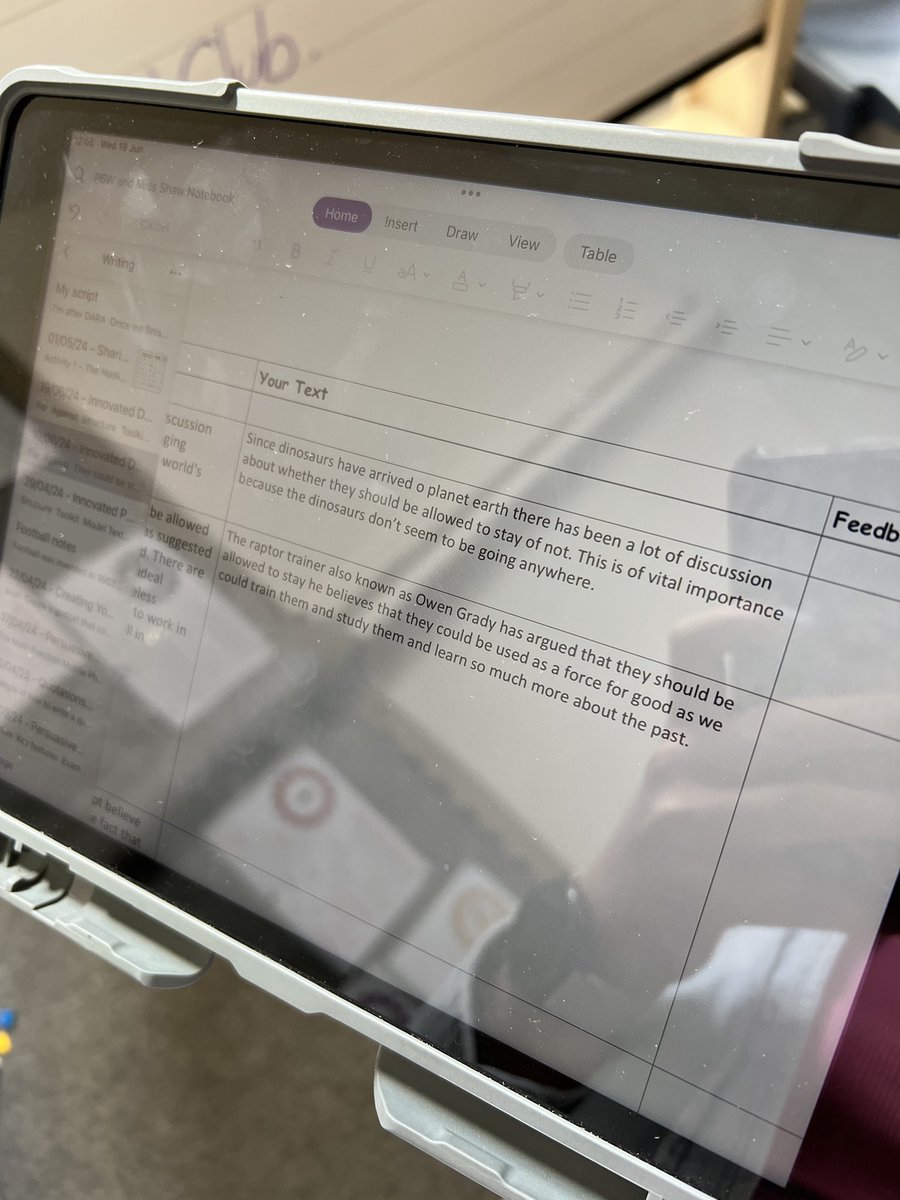 In writing we have been learning to write a discussion text. In our imitation phase we have been transported to Jurassic Park! 🦖🦕 We are explaining reasons for and against a world where dinosaurs and humans coexist. 😮🦖🦕