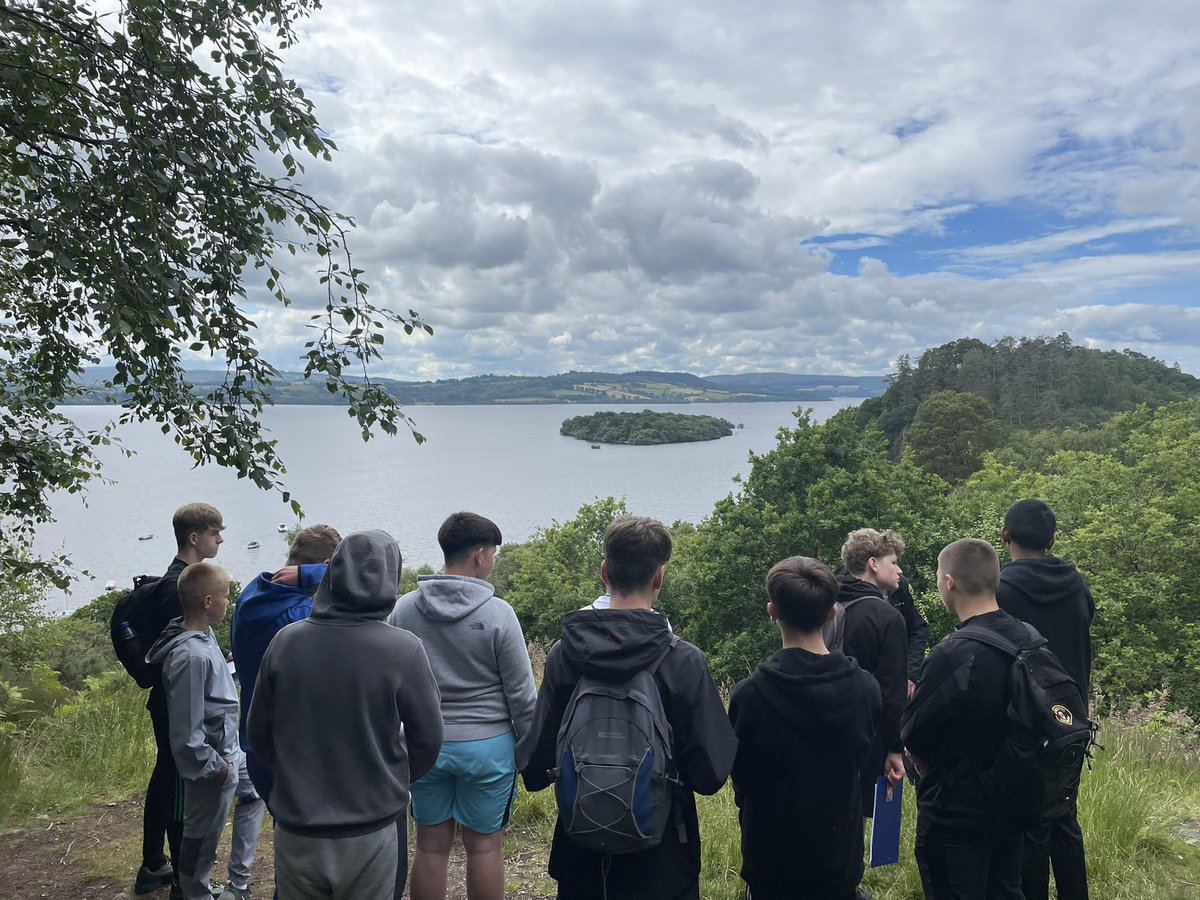 Another great day with some of our new S4 today learning about glaciated landscapes and their uses with the great team <a href="/lomondtrossachs/">Loch Lomond & The Trossachs</a>