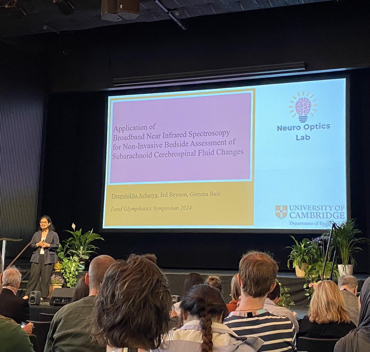 Brilliant talk today by @DAcharya_ at #LGS2024 on NIRS metrics of glymphatics - exciting times ahead for our sleep work in Cambridge!