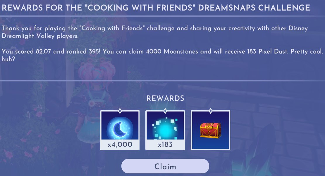 Dream_Disnerd's tweet photo. Teambuilding Sushi Class was a smashing success! Look at how nice their rolls all turned out! lol
Happy to be Top 400!😊
#dreamsnap #dreamlightvalley #ddlv #ddlvcommunity #dlv #dlvcommunity @DisneyDLV https://t.co/Kjpt1cBar1