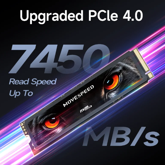 REMIX_KSA's tweet photo. صيدة قوية جداً للي يدور على هارديسك M.2 PCIe 4.0 SSD بسرعة تصل إلى 7450MB/s من شركة MoveSpeed يدعم PS5

البائع هو متجر MOVESPEED الرسمي و تقييماته جداً عالية

و تراني طلبت 2TB قبل  5 أشهر و لله الحمد أموره فوق الممتاز و ندمت إني ماطلبت 4TB

الـ 512GB بـ 190 ريال كود : Khd15

الـ 1TB بـ 300 ريال كود : Khd45 + خصم فيزا يورباي يطلع بـ 260 ريال

الـ 2TB بـ 472 ريال كود : Khd70 + خصم فيزا يورباي يطلع بـ 432 ريال

الـ 4TB بـ 927 ريال كود : Khd155 + خصم فيزا يورباي يطلع بـ 827 ريال

https://t.co/CsiaGKI4bp