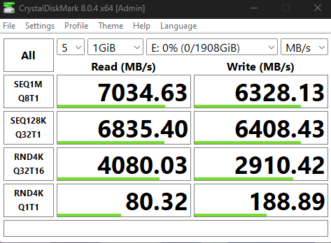 REMIX_KSA's tweet photo. صيدة قوية جداً للي يدور على هارديسك M.2 PCIe 4.0 SSD بسرعة تصل إلى 7450MB/s من شركة MoveSpeed يدعم PS5

البائع هو متجر MOVESPEED الرسمي و تقييماته جداً عالية

و تراني طلبت 2TB قبل  5 أشهر و لله الحمد أموره فوق الممتاز و ندمت إني ماطلبت 4TB

الـ 512GB بـ 190 ريال كود : Khd15

الـ 1TB بـ 300 ريال كود : Khd45 + خصم فيزا يورباي يطلع بـ 260 ريال

الـ 2TB بـ 472 ريال كود : Khd70 + خصم فيزا يورباي يطلع بـ 432 ريال

الـ 4TB بـ 927 ريال كود : Khd155 + خصم فيزا يورباي يطلع بـ 827 ريال

https://t.co/CsiaGKI4bp
