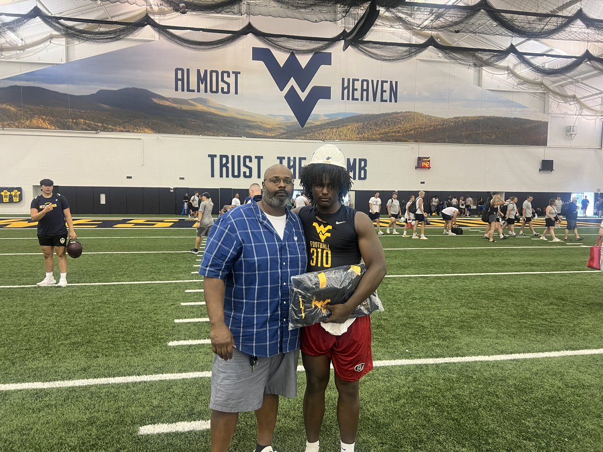Kacey Gilliam OLB/EDGE (@kaceygilliam9) on Twitter photo I had Great day at West Virginia big man camp!!!I received Dline MVP award!!!But overall I got more knowledge and got better competing against guys.
<a href="/QO_Coach_Kelley/">John A. Kelley</a> <a href="/QO_FOOTBALL/">Quince Orchard Fball</a> I had Great day at West Virginia big man camp!!!I received Dline MVP award!!!But overall I got more knowledge and got better competing against guys.
<a href="/QO_Coach_Kelley/">John A. Kelley</a> <a href="/QO_FOOTBALL/">Quince Orchard Fball</a>