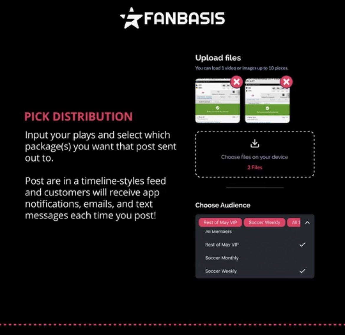 FanBasis_Capper's tweet image. Join the service that hundreds of professional sports handicappers trust to run their pick selling, distributing and client management.

Cappers are earning hundreds of thousands of dollars running their premium offerings through FanBasis, what’s stopping you from being next?