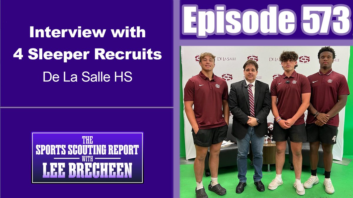 Louisiana Football Magazine (@lafootballmagtv) on Twitter photo Check out the latest episode of the Sports Scouting Report with Lee Brecheen! Episode 573 Interview with 4 Sleeper Recruits De La Salle HS <a href="/LeeBrecheen/">Lee Brecheen</a> youtube.com/watch?v=py-Qu1… Check out the latest episode of the Sports Scouting Report with Lee Brecheen! Episode 573 Interview with 4 Sleeper Recruits De La Salle HS <a href="/LeeBrecheen/">Lee Brecheen</a> youtube.com/watch?v=py-Qu1…