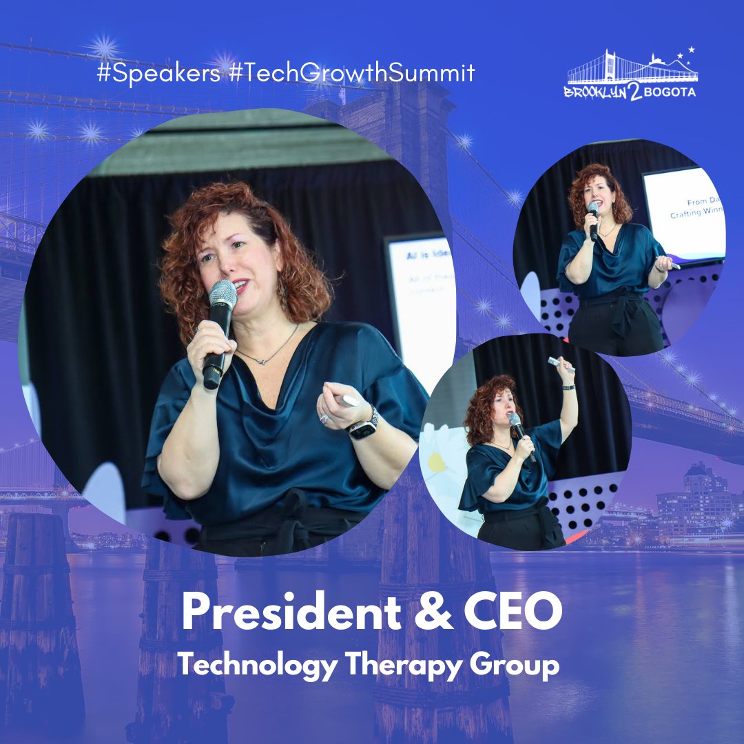 Gracias a cada speaker de nuestro evento. 

Junnifer Shaheen gracias por explicarnos como utilizar la IA para elaborar planes de negocio, proyectar tendencias y datos financieros, analizar datos e investigar el mercado y la competencia.

brooklyn2bogota.com/brooklyn2bogot…