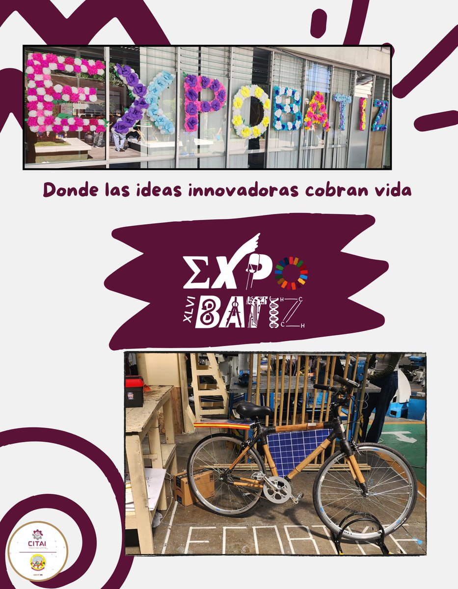 citai_cecyt9's tweet photo. ¡Bienvenidos a EXPO Bátiz 2024! Una exhibición donde cada proyecto redefine lo posible. Únete a nosotros y descubre cómo las ideas innovadoras están dando forma al mundo del mañana. #EXPOBátiz2024 #Innovación #CITAI https://t.co/KAsLadM9LY