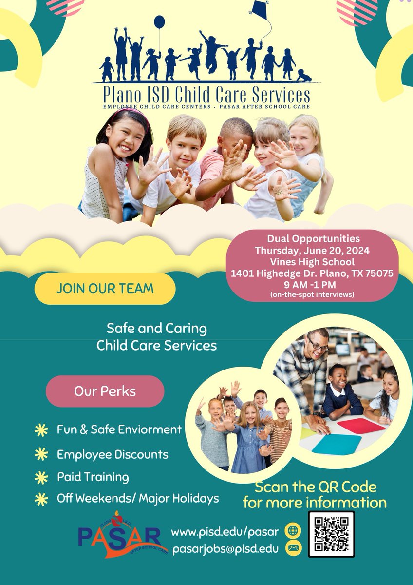 Join Our PASAR Team! On the spot interviews tomorrow at Vines High School @HuntHounds