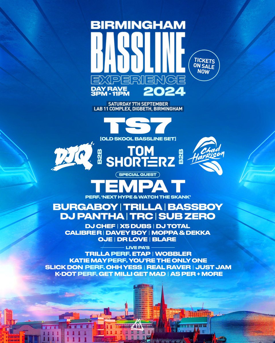 7th SEPT @ LAB 11 - BIRMINGHAM BASSLINE EXPERIENCE ✈️🎉🥳👏🏾🐐