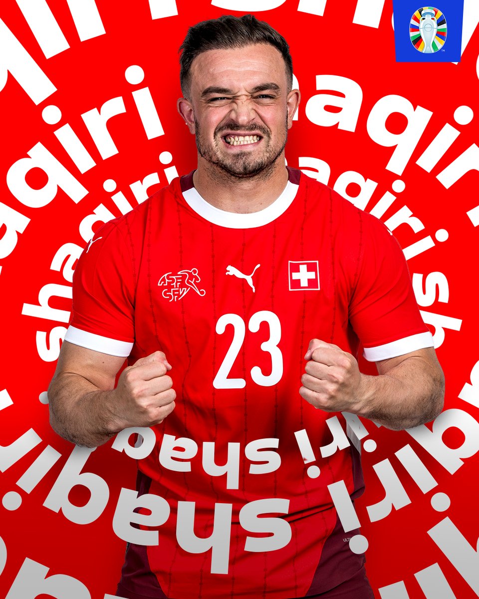 Only player to score in last 6 major tournaments...

🇨🇭 Shaqiri 🇨🇭

#EURO2024 | #SCOSUI