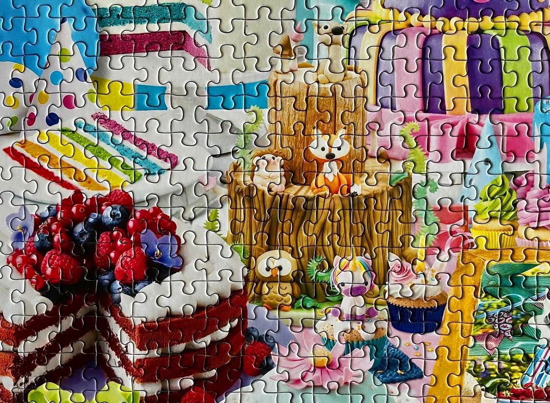 europuz's tweet photo. Images from @thepiecefulpuzzler via instagram🎂
Perfectly sweet and perfectly colourful 🤩 "Birthday Cake Party" is a great way to celebrate your special day!! 🥳

#birthday #birthdaycake #puzzles #eurographics #rainbow https://t.co/lJyJsRggph