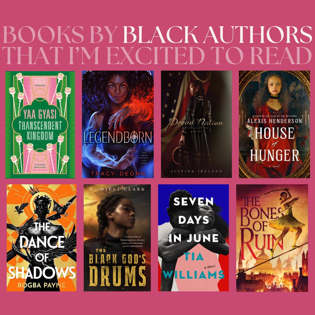 celebrating juneteenth by sharing some of my favourite books written by black authors, and some more that are on my tbr 📖‼️