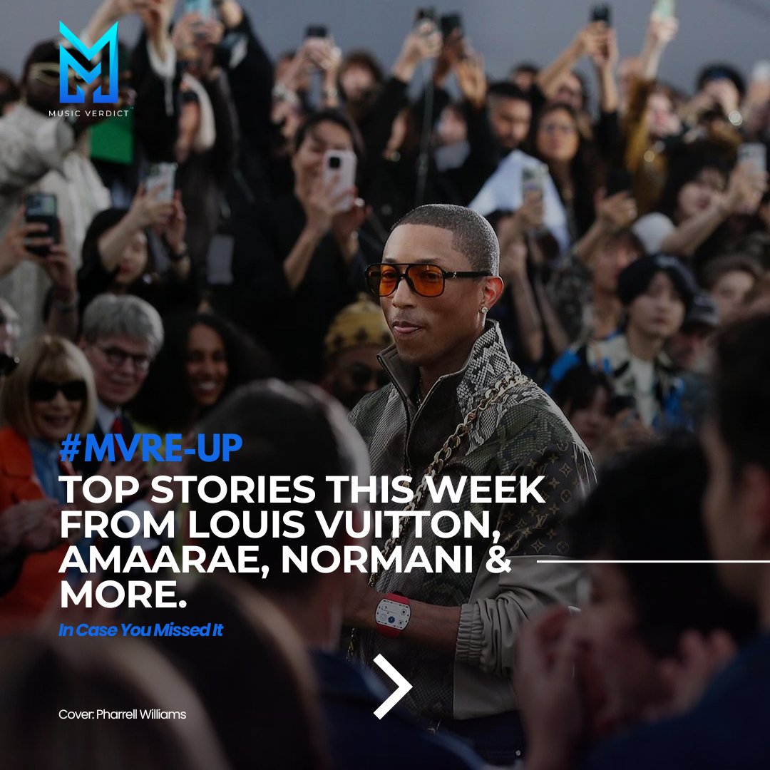 music_verdict's tweet photo. #MVRE-UP: Top Stories This Week from Louis Vuitton, Amaarae, Normani & More.
https://t.co/I3dfYvsIaM https://t.co/Wv1Y7Wpey7