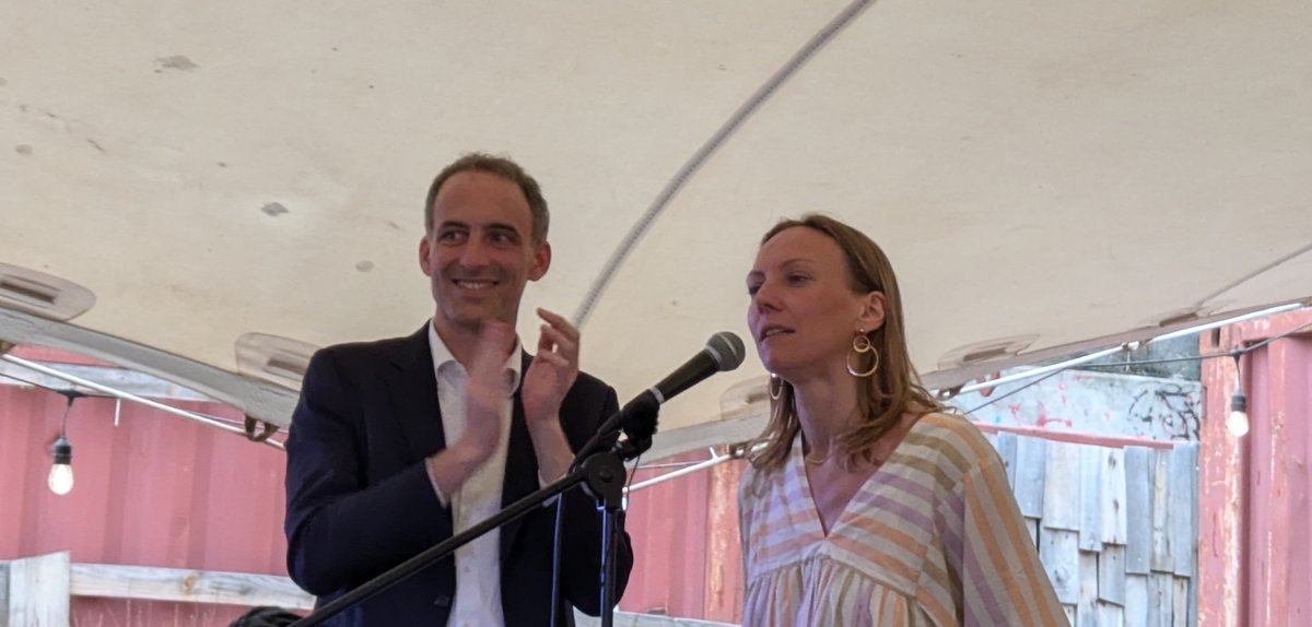 SbastienLebret8's tweet photo. «Refermer les Portes de l'Enfer» avec #PascalineLecorche et #RaphaëlGlucksmann à la ferme du Talus ce soir sur la circonscription 13-01 de Marseille avec une extrême-droite à plus de 50%.
Mission impossible ? La bataille est lancée.
#PlacePublique #MadMars #PaulineRossell https://t.co/ZiUg0WNmne