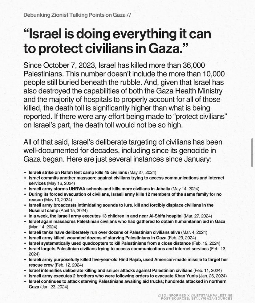 triedtruebIue's tweet image. 🧵: debunking every zionist claim used to “justify” the genocide in gaza.