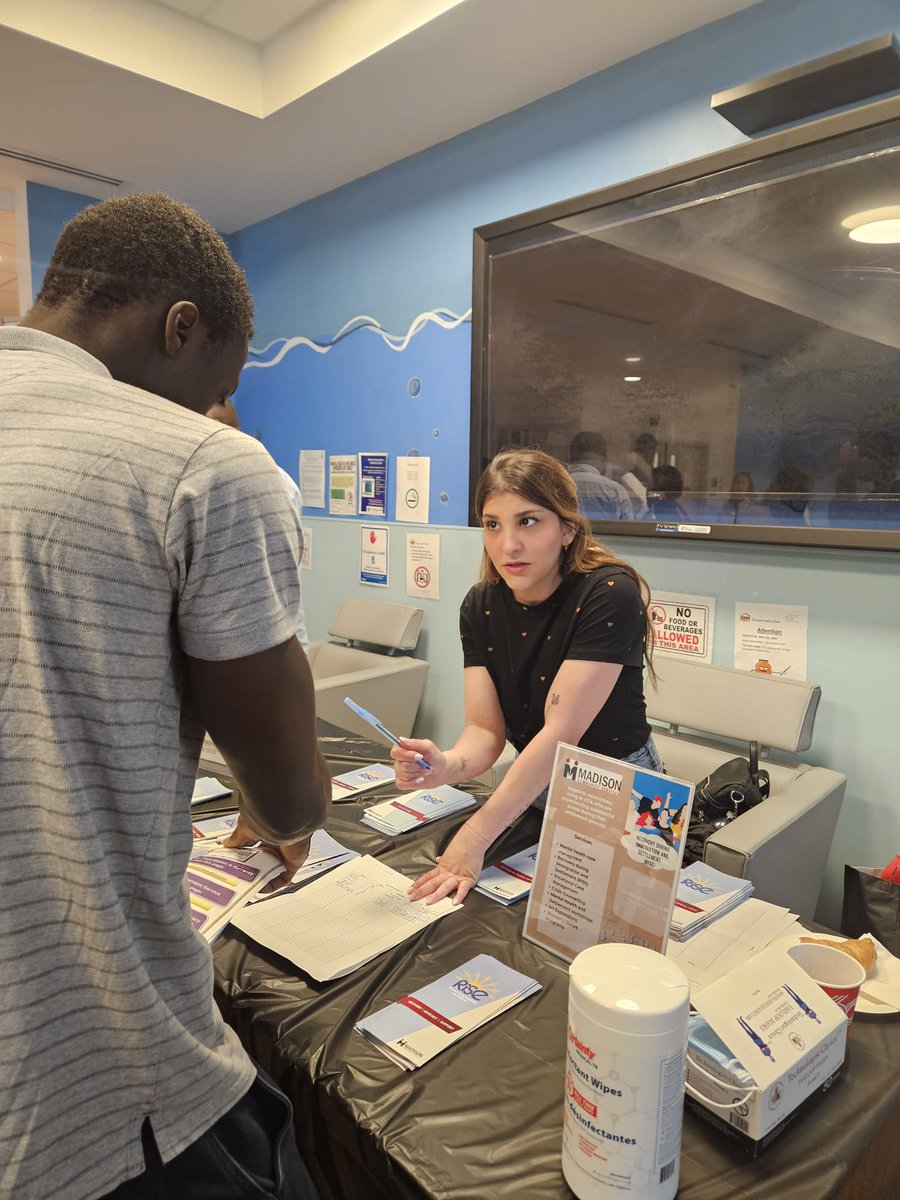 MadisonCSHelps's tweet image. We were thrilled to participate in the pop-up event organized by @TNOtoronto  at Homes First Shelter! It was a pleasure to share Madison's initiatives for new immigrants. Our workshops provide essential support, and we collaborate with various organizations to make a an impact.