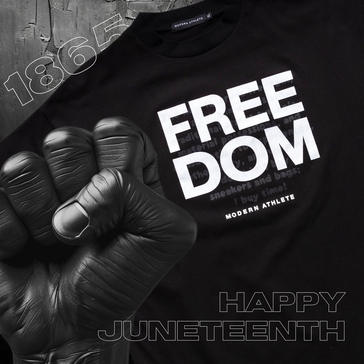 TheModathlete's tweet photo. Happy Juneteenth from @TheModathlete, @RebrandCities, and REBRANDX. Celebrating freedom since 1865. https://t.co/JoCLkpC8hB