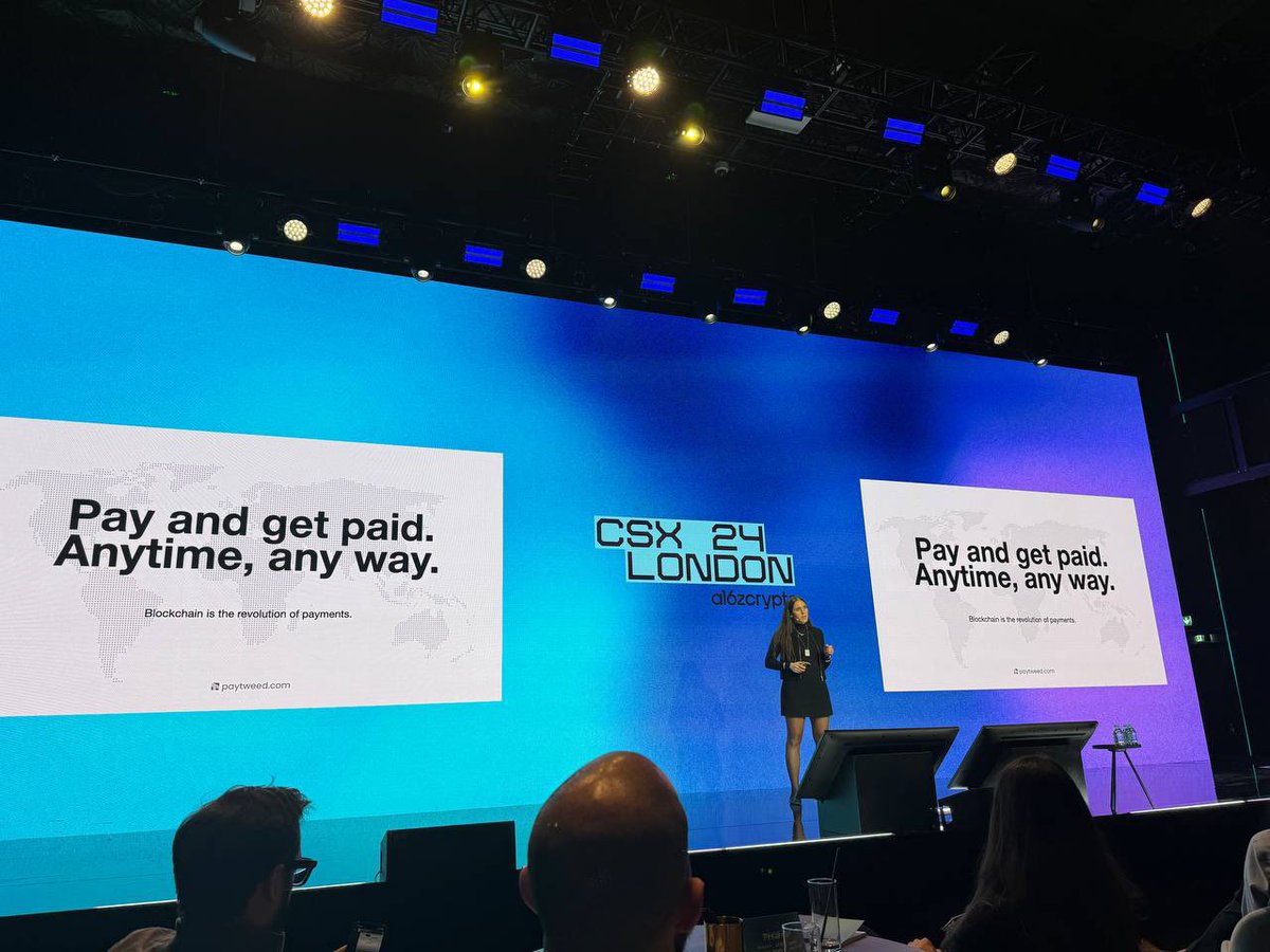 MichelleLatzer's tweet photo. What an honor to share the stage with some of the best and brightest in web3. Excited about the caliber of founders who are pushing our space forward, building infra and apps that will enable the scalability &amp; security needed to support real use cases💪🏼
#csx #a16z #cryptopayments https://t.co/xTP3LVLm6L