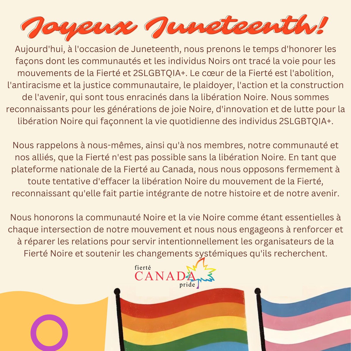 Fierté Canada Pride tweet media