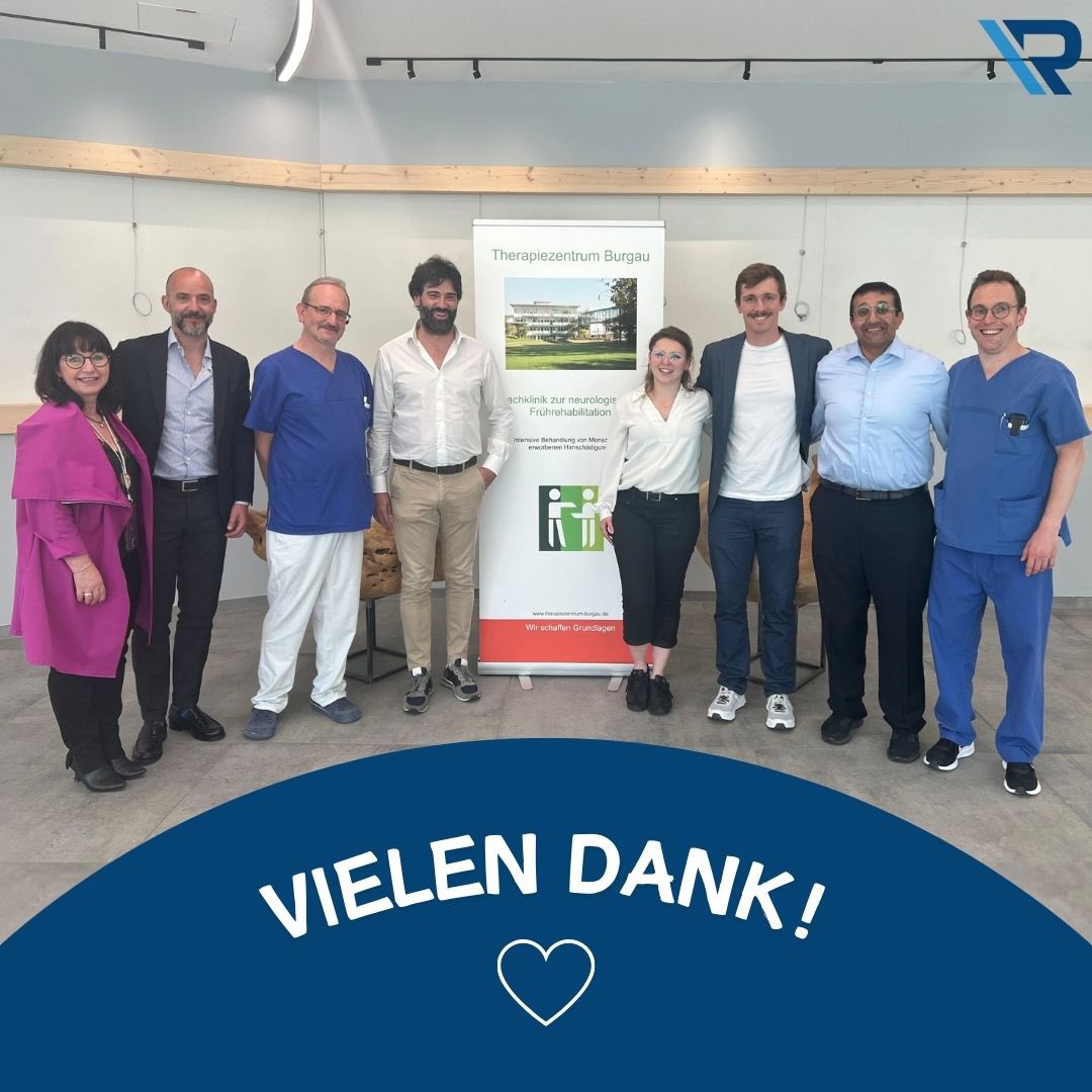 Reactive_News's tweet photo. Letzte Woche hatten wir die wundervolle Gelegenheit, das Therapiezentrum Burgau mit internationalen Gästen besuchen zu dürfen, um live die Mobilisierung von schwerbetroffenen Patienten mit unserem Vemotion Systems auf der dortigen IMC zu begleiten. https://t.co/N8PqHzahok