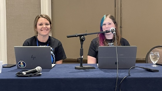 Betty DuBois moved 2 @packetdetective.bsky.social (@packetdetective) on Twitter photo Kirsten Stoner and Karinne Bessette from <a href="/Veeam/">Veeam® Software</a> are talking about #AI, #Wireshark filters and #colorrules.
I like their idea of taking the user guide for a software program, and having #AI create the filters for you. Well played!
#sf24us #youshouldbehere #ProfilesArePower Kirsten Stoner and Karinne Bessette from <a href="/Veeam/">Veeam® Software</a> are talking about #AI, #Wireshark filters and #colorrules.
I like their idea of taking the user guide for a software program, and having #AI create the filters for you. Well played!
#sf24us #youshouldbehere #ProfilesArePower