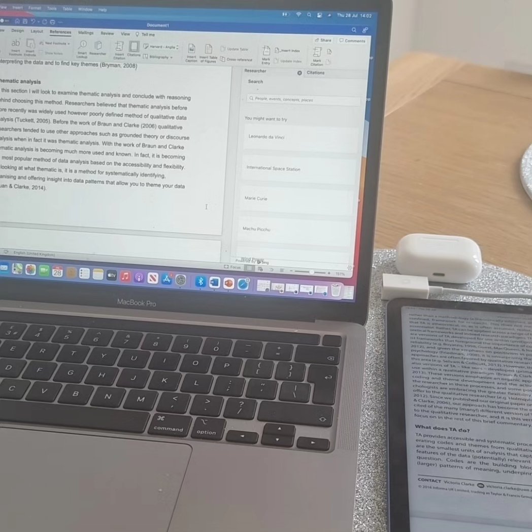 BscpgceTom's tweet photo. The doctorate is getting there! 4 research papers and an awful lot of time.
Final stretch to become Dr Halloway! 💪 
#AutismSpectrumDisorders #asd #inclusion #Dr #PhD https://t.co/N8Uq6C6G5h