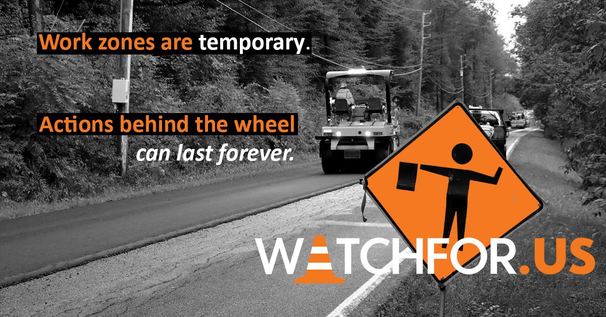 🚧📵 Make sure you’re staying alert to keep roads safe for drivers, pedestrians, and 
road crew workers. 👷‍♂️👷‍♀️#WatchForUs