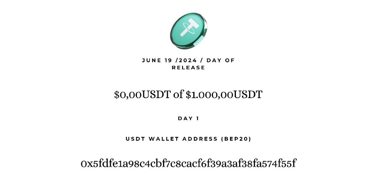 tetherUSProject's tweet image. TODAY, it’s the first day of the campaign! Can we achieve this in a month?