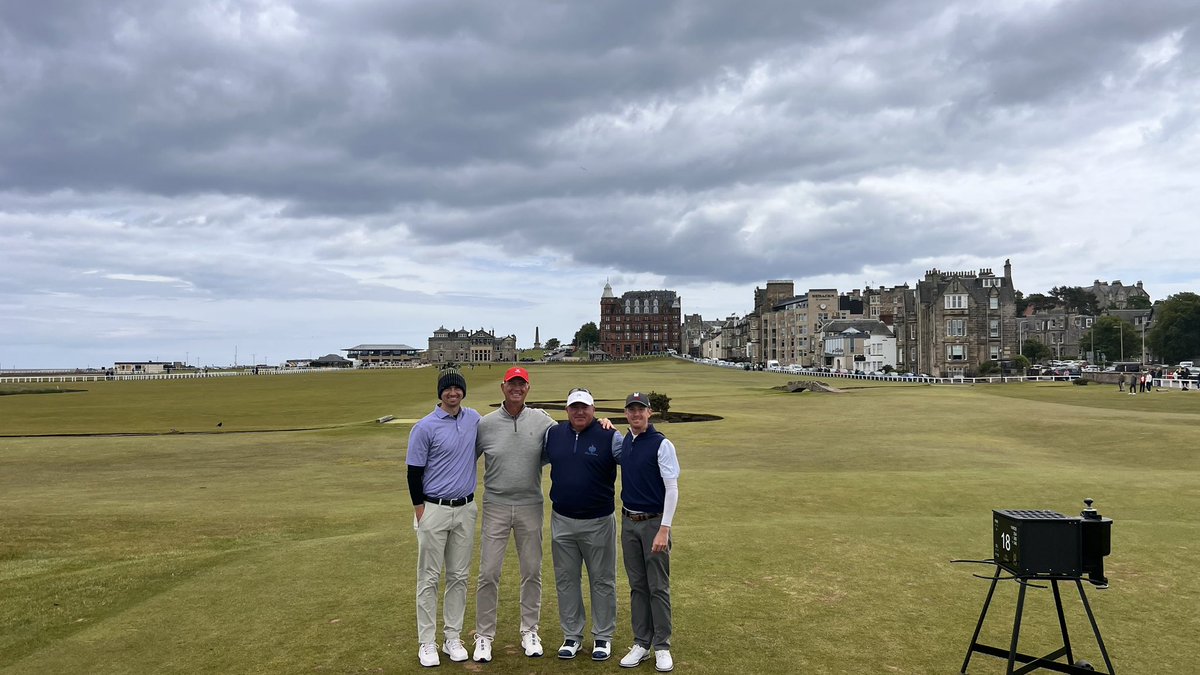 Ty_Gorton's tweet photo. @Top100Rick Coming down 18 at St Andrews will be something I’ll never forget. Just an amazing place and a great course that has stood the test of time. https://t.co/Pw8OQ97npf