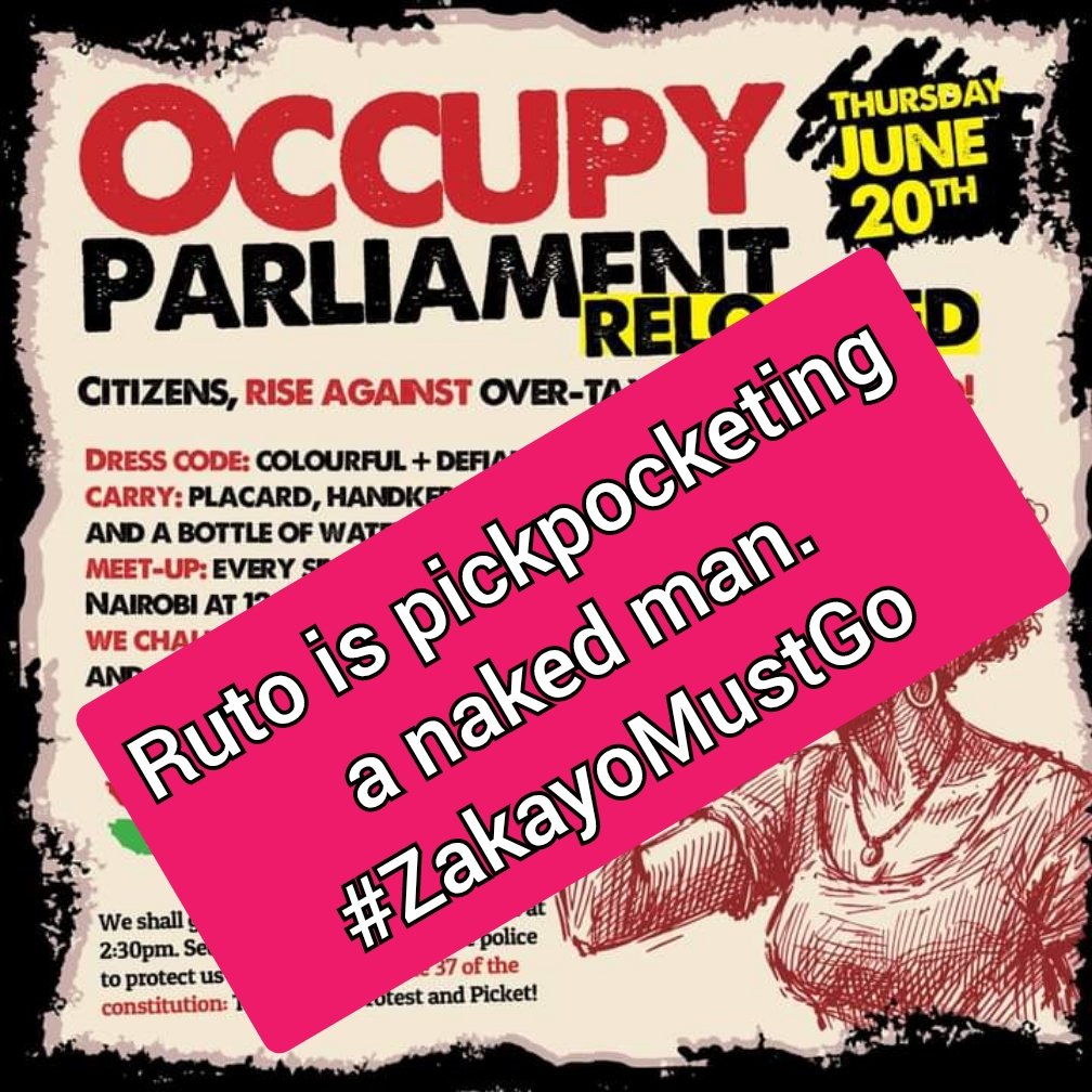Wuod_Dala's tweet image. #REJECTFINANCEBILL2024 
#ZakayoMustGo