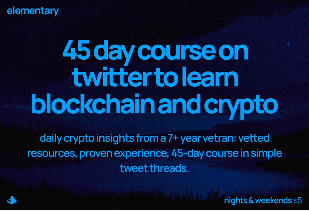 For the next 6 weeks, I will be posting daily threads to make it easy for people to onboard onto web3

thoughts on this? 

cc <a href="/_buildspace/">buildspace</a> <a href="/_nightsweekends/">nights & weekends</a> <a href="/FarzaTV/">Farza 🇵🇰🇺🇸</a>