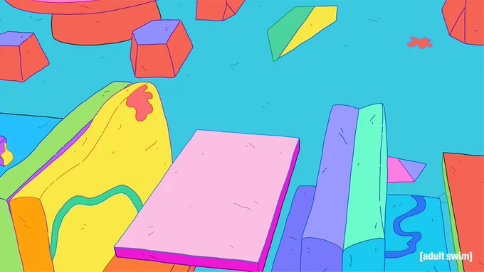 some more of my spamtopia bgs (i was responsible for final lineart and paint) these colors burned my retinas a bit but was totally worth it